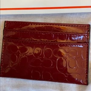 NWOT coach card case